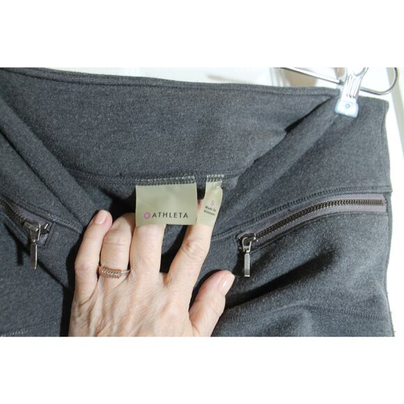 Athleta Gray Strata Ponte Knit Skirt sz S - Picture 4 of 4